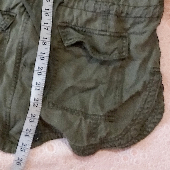 Thread & Supply 100% Lyocell Military Green Cargo Jacket Size Small - Picture 10 of 11